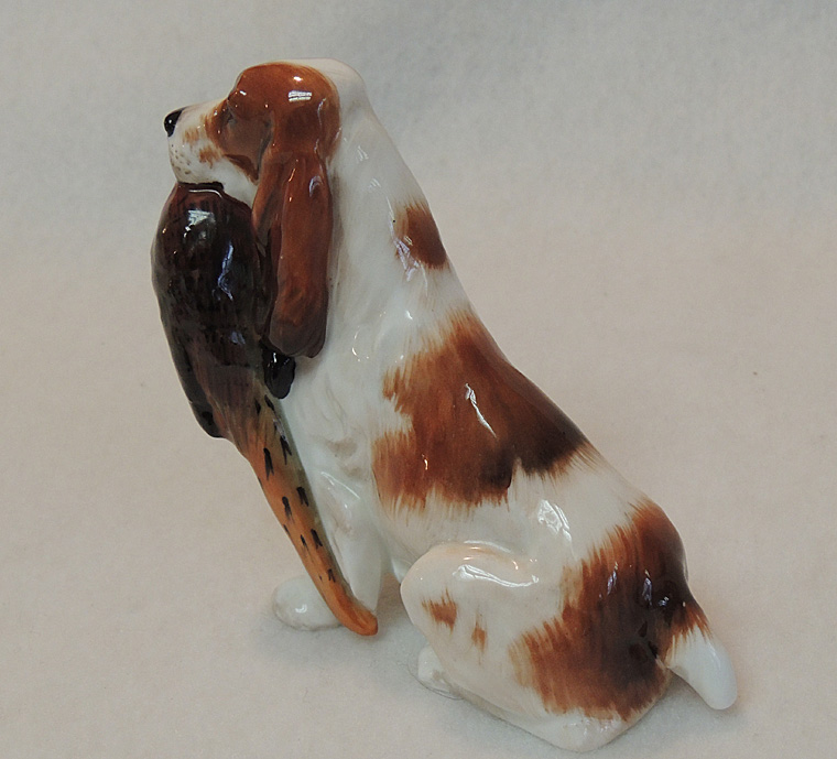 royal doulton spaniel with pheasant in mouth